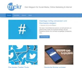 Trickr.de(Social Media Trends und mehr) Screenshot