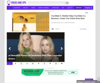 Tricks-AND-Tips.com(Tricks and Tips) Screenshot