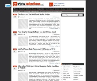 Tricks-Collections.com(Free Software License Info) Screenshot