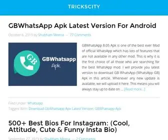 Trickscity.com(The Biggest City Of Tricks) Screenshot