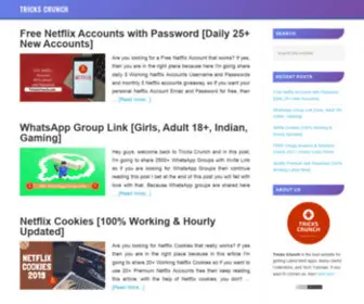 Trickscrunch.com(Only For Netflix Lovers) Screenshot