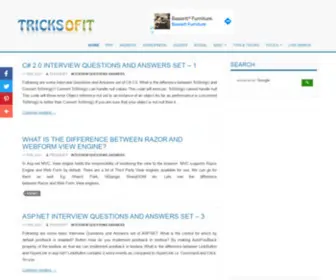 Tricksofit.com(Tips & tricks of Php) Screenshot