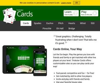 Trickstercards.com(Trickster Cards) Screenshot