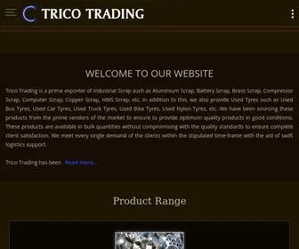 Trico-Trading.com(Used Tyres Manufacturer Exporter Supplier in Japan) Screenshot