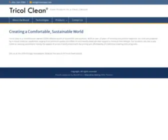 Tricolclean.com(Clean Products for a Clean Lifestyle) Screenshot