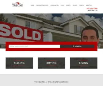 Tricoliwellingtonhomes.com(Search Wellington Florida real estate and homes for sale for free) Screenshot