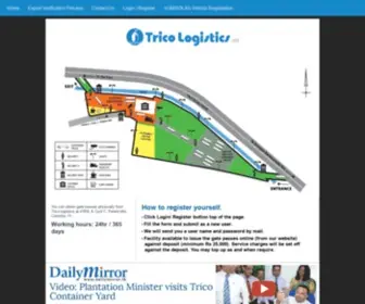 Tricologi.net(Trico Logistics Limited) Screenshot
