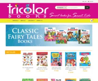 Tricolorbooks.com(Publisher and exporter of children books) Screenshot