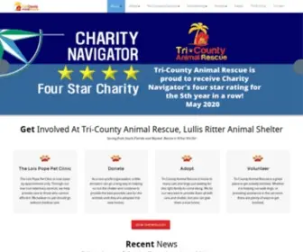 Tricountyanimalrescue.com(Tri-County Animal Rescue) Screenshot