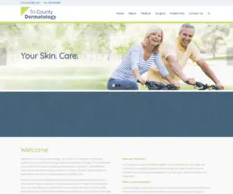 Tricountyderm.com(Dermatology Cuyahoga Falls) Screenshot