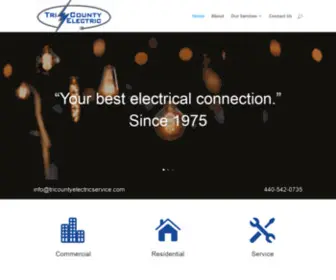 Tricountyelectricservice.com(Tri-County Electric Service) Screenshot