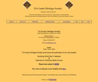 Tricountyheritage.org(Index) Screenshot