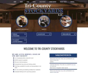 Tricountystockyards.com(Tri-County Stockyards) Screenshot