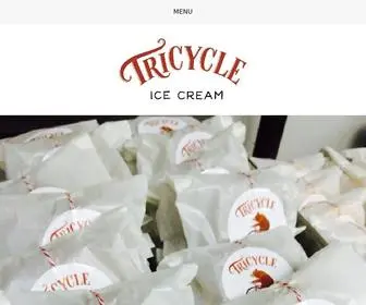 Tricycleicecream.com(Tricycle Ice Cream) Screenshot