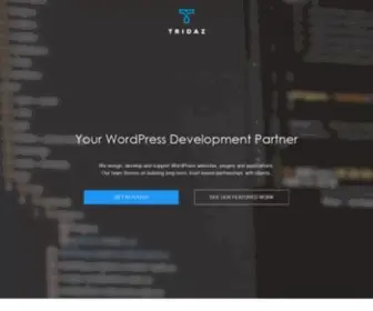 Tridaz.eu(Tridaz WordPress Agency) Screenshot