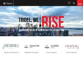 Tridel.com(Built For Life. Tridel) Screenshot