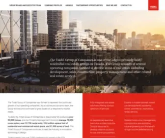 Tridelgroup.com(The Tridel Group of Companies) Screenshot