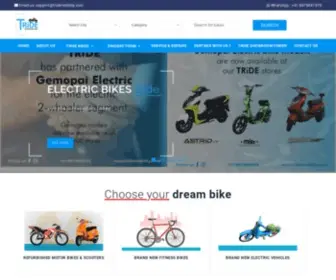Tridemobility.com(Fitness Bikes) Screenshot