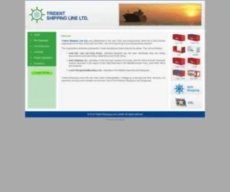 Trident-BD.com(Shipping Line) Screenshot