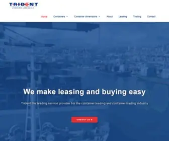 Trident-Containers.com(Trident Container Leasing B.V) Screenshot