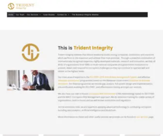 Trident-Integrity-Solutions.com(Our main area of expertise) Screenshot