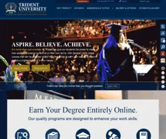Trident.edu(Online University) Screenshot