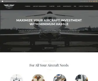 Tridentaircraft.com(Trident Aircraft) Screenshot