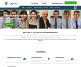 Tridentfreightservices.com(Trident) Screenshot