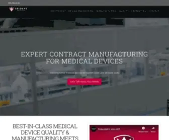 Tridentmfg.com(Trident Manufacturing) Screenshot