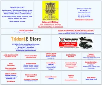 Tridentmilitary.com(Trident Military Camouflage) Screenshot