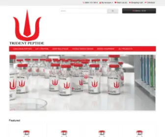 Tridentpeptide.com(Trident Peptide UK) Screenshot