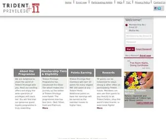 Tridentprivilege.com(Trident Privilege) Screenshot