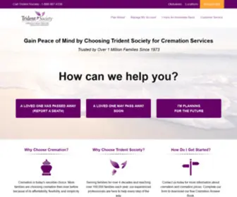 Tridentsociety.com(Trident Society) Screenshot