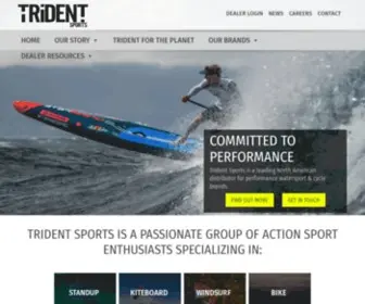 Tridentsports.com(Trident Sports) Screenshot