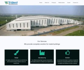 Tridentsteelbuilding.com(ABOUT US) Screenshot