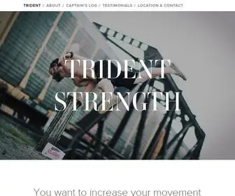 Tridentstrength.com(Trident Strength) Screenshot