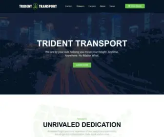 Tridenttransport.com(Trident Transport) Screenshot