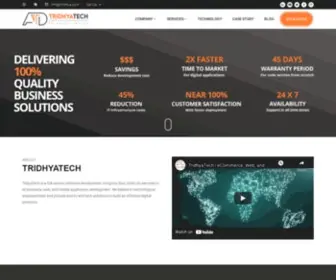 Tridhya.com(Tridhya group) Screenshot