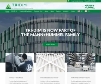 Tridim.com(Air Filtration North America) Screenshot