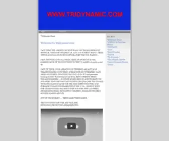 Tridynamic.com(Tridynamic) Screenshot