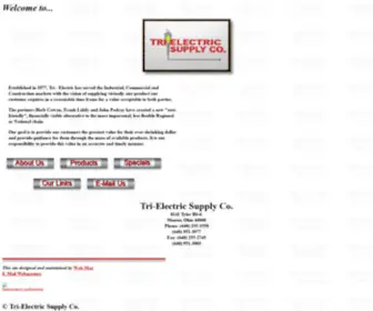 Trielectric.com(Tri-Electric Supply Co) Screenshot