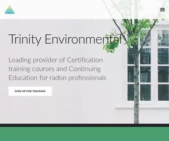 Trienv.net(Trinity Environmental) Screenshot