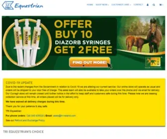 Triequestrian.ie(Equestrian Shop Ireland) Screenshot