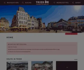 Trier-Info.de(Tourist-Information Trier) Screenshot