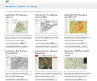 Trier-Saarburg-Buergergis.de(Geoportal des Landkreis Trier Saarburg) Screenshot