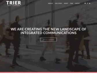 Triercompany.com(Trier and Company Is an Award) Screenshot