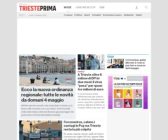 Triesteprima.it(TriestePrima il giornale on line di Trieste) Screenshot