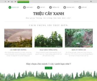 Trieucayxanh.com(Triệu cây xanh) Screenshot