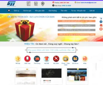 Trieutin.vn(Thiết kế Website TRIỆU TÍN) Screenshot