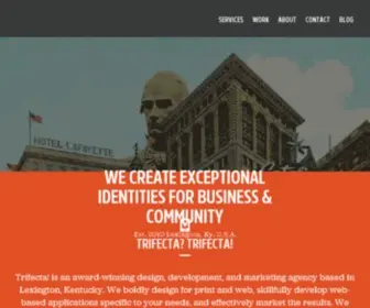 Trifectaky.com(Web Design and Marketing Agency in Lexington KY) Screenshot